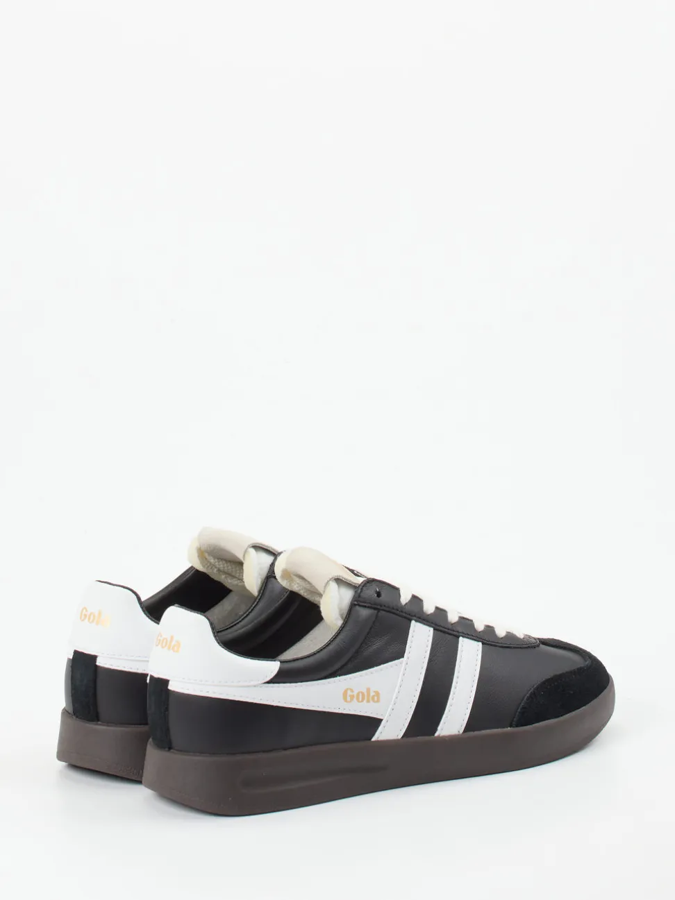 Gola – Retro-Sneaker aus Leder schwarz