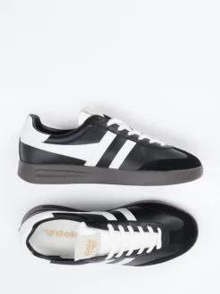 Gola – Retro-Sneaker aus Leder schwarz