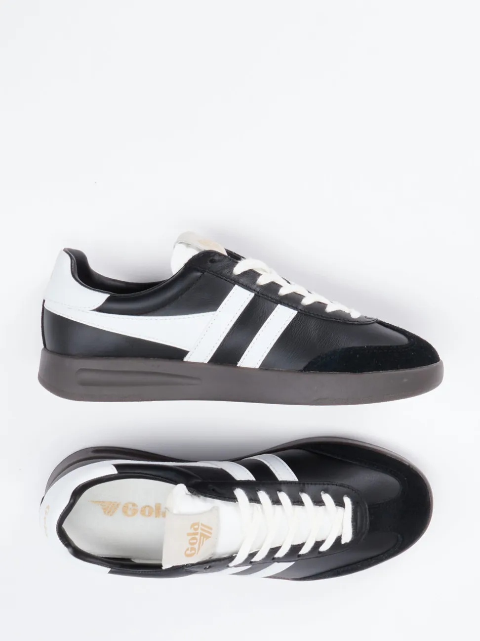 Gola – Retro-Sneaker aus Leder schwarz
