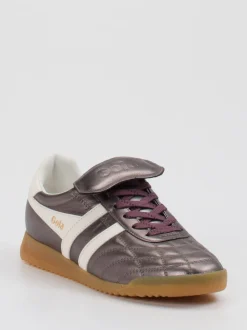 Gola – Retro-Sneaker aus Leder in Metallic-Violett