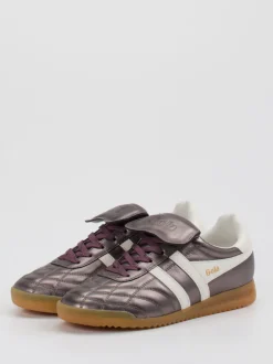 Gola – Retro-Sneaker aus Leder in Metallic-Violett