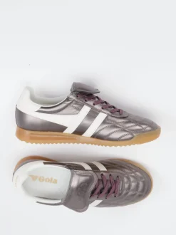 Gola – Retro-Sneaker aus Leder in Metallic-Violett