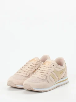 Gola – Retro-Sneaker aus Textil und Veloursleder Beige