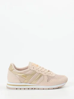 Gola – Retro-Sneaker aus Textil und Veloursleder Beige