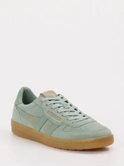 Gola – Retro-Sneaker aus Veloursleder Salbeigrün