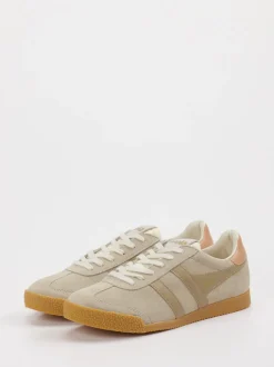 Gola – Retro-Sneaker aus Veloursleder beige