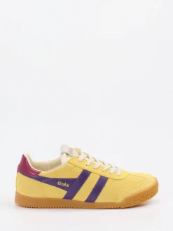 Gola – Retro-Sneaker aus Veloursleder Gelb