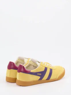 Gola – Retro-Sneaker aus Veloursleder Gelb