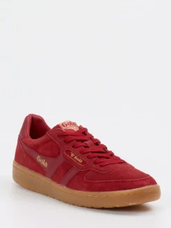 Gola – Retro-Sneaker aus Veloursleder Dunkelrot