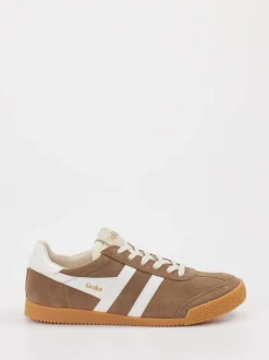 Gola – Retro-Sneaker aus Veloursleder sandbraun
