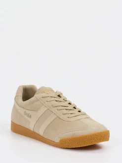 Gola – Retro-Sneaker aus Veloursleder beige