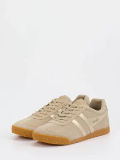 Gola – Retro-Sneaker aus Veloursleder beige