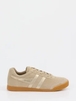 Gola – Retro-Sneaker aus Veloursleder beige