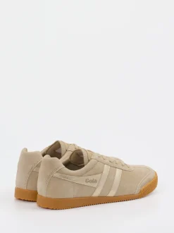 Gola – Retro-Sneaker aus Veloursleder beige
