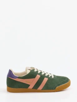 Gola – Retro-Sneaker aus Veloursleder grün