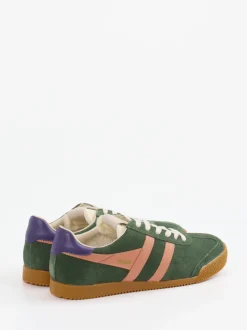 Gola – Retro-Sneaker aus Veloursleder grün