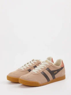 Gola – Retro-Sneaker aus Veloursleder Rosébeige