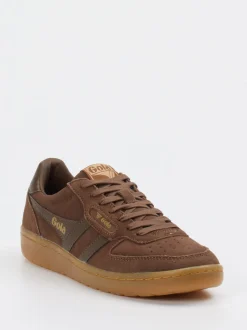 Gola – Retro-Sneaker aus Veloursleder Braun
