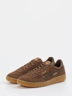 Gola – Retro-Sneaker aus Veloursleder Braun