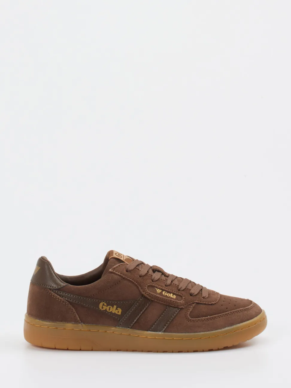 Gola – Retro-Sneaker aus Veloursleder Braun