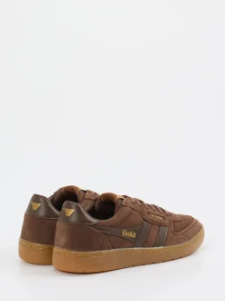 Gola – Retro-Sneaker aus Veloursleder Braun