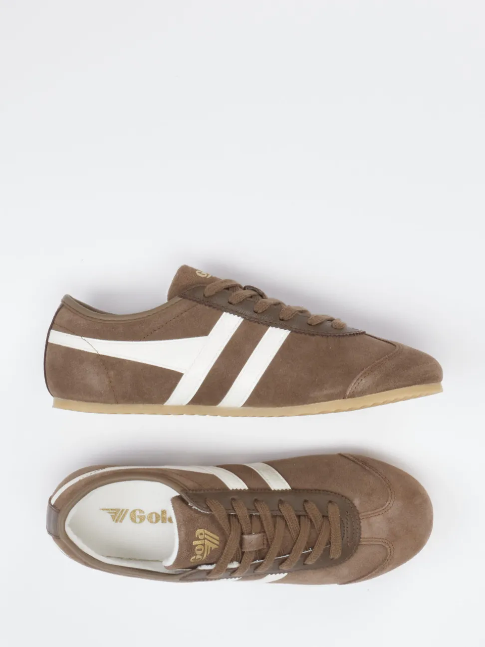 Gola – Retro-Sneaker aus Veloursleder in Braun