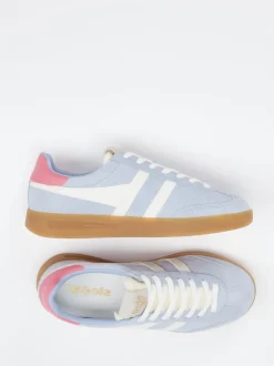 Gola – Retro-Sneaker aus Veloursleder Hellblau