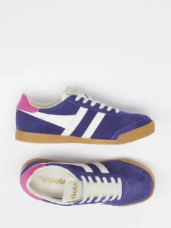 Gola – Retro-Sneaker aus Veloursleder in Blau