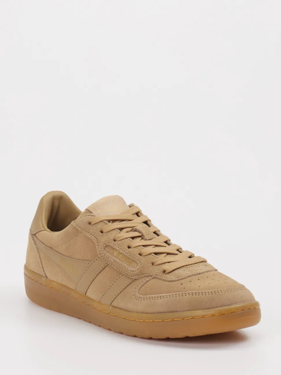 Gola – Retro-Sneaker aus Veloursleder sandbeige