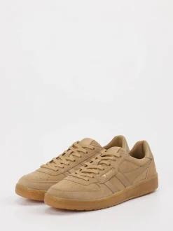 Gola – Retro-Sneaker aus Veloursleder sandbeige