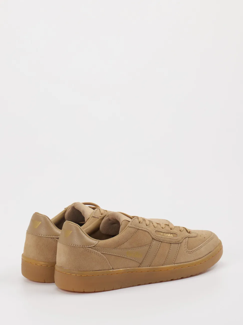 Gola – Retro-Sneaker aus Veloursleder sandbeige