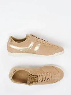Gola – Retro-Sneaker aus Veloursleder sandbeige