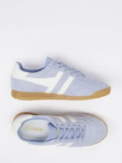 Gola – Retro-Sneaker aus Veloursleder Lavendelblau