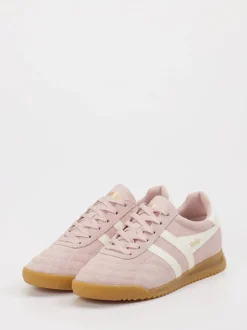 Gola – Retro-Sneaker aus Veloursleder Altrosa