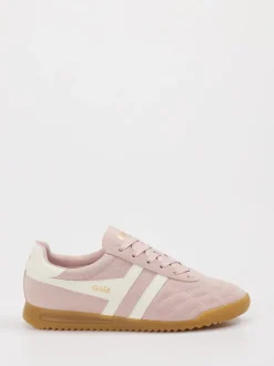 Gola – Retro-Sneaker aus Veloursleder Altrosa