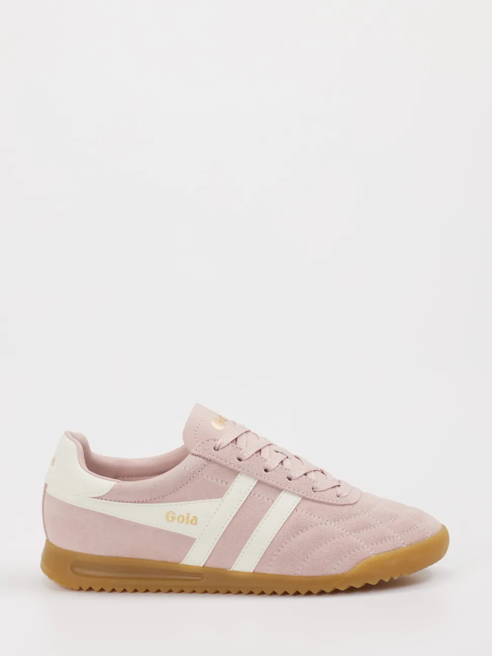 Gola – Retro-Sneaker aus Veloursleder Altrosa