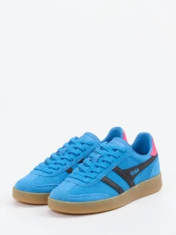 Gola – Retro-Sneaker aus Veloursleder Blau