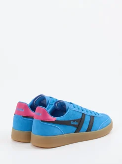 Gola – Retro-Sneaker aus Veloursleder Blau