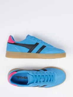 Gola – Retro-Sneaker aus Veloursleder Blau