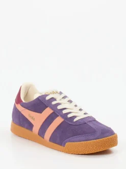 Gola – Retro-Sneaker aus Veloursleder Violett