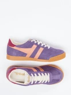 Gola – Retro-Sneaker aus Veloursleder Violett