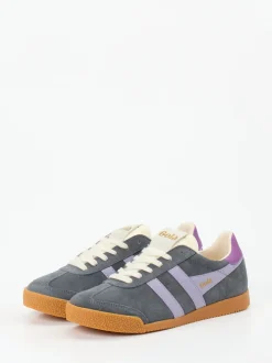 Gola – Retro-Sneaker aus Veloursleder Schieferblau
