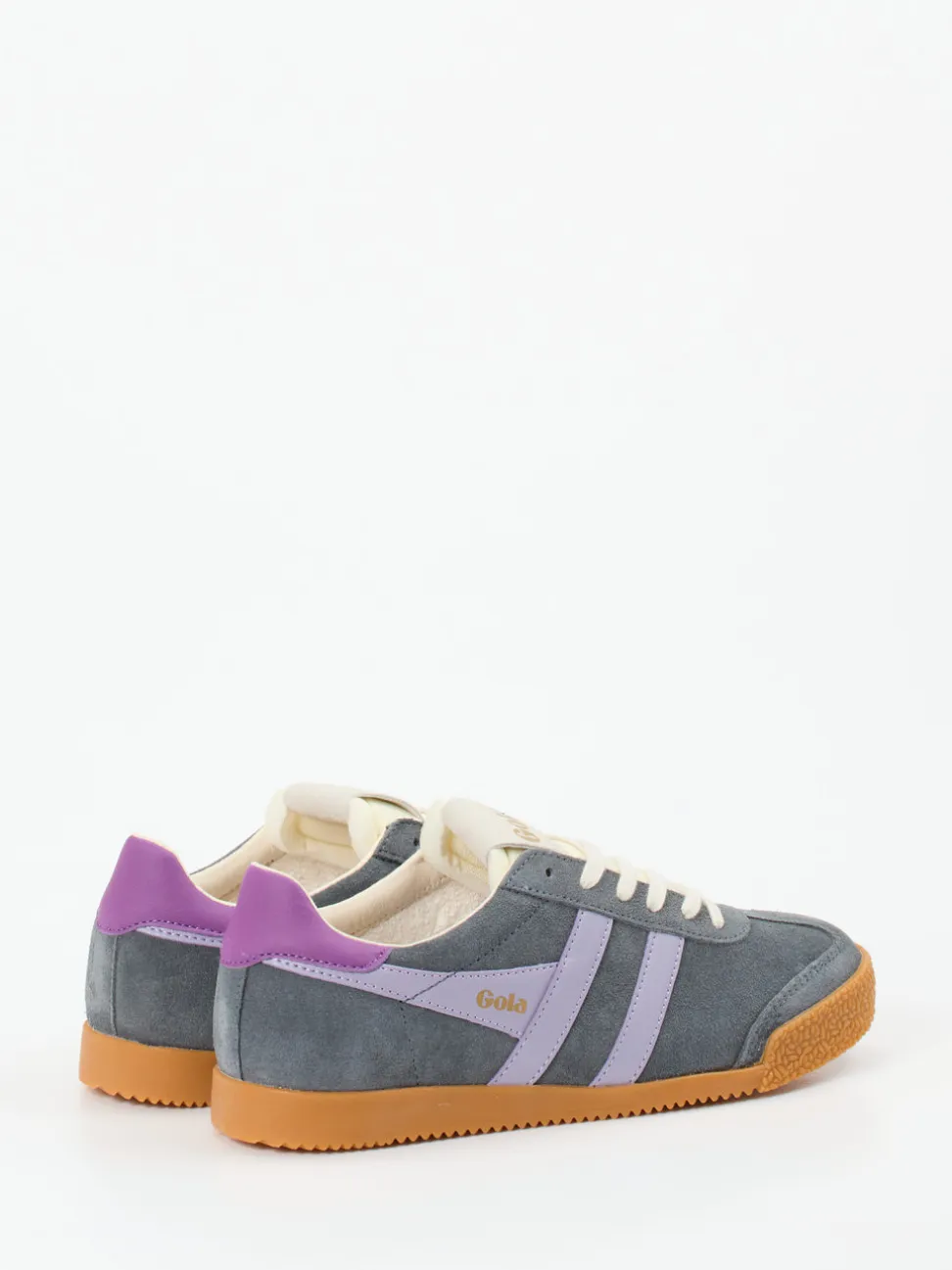 Gola – Retro-Sneaker aus Veloursleder Schieferblau