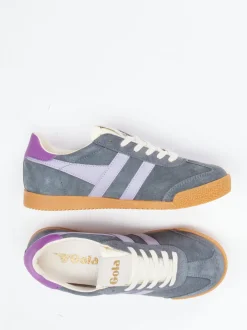 Gola – Retro-Sneaker aus Veloursleder Schieferblau
