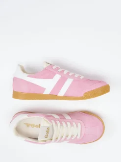 Gola – Retro-Sneaker aus Veloursleder Rosa