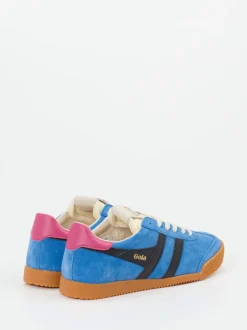 Gola – Retro-Sneaker aus Veloursleder Kornblumenblau