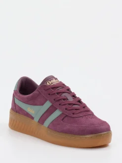 Gola – Retro-Sneaker aus Veloursleder Beerenviolett