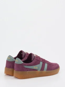 Gola – Retro-Sneaker aus Veloursleder Beerenviolett