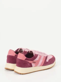 Gola – Retro-Sneaker aus Veloursleder Rosé