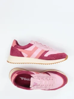 Gola – Retro-Sneaker aus Veloursleder Rosé